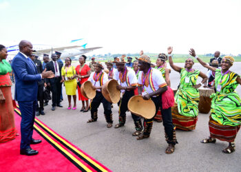 Gabon President Brice Oligui Nguema Arrives in Uganda