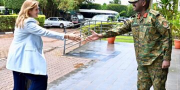 Gen Kainerugaba Holds Bilateral Talks With Dutch Ambassador