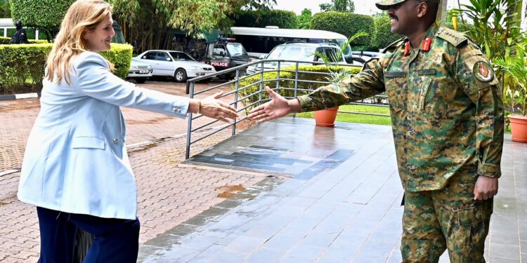 Gen Kainerugaba Holds Bilateral Talks With Dutch Ambassador