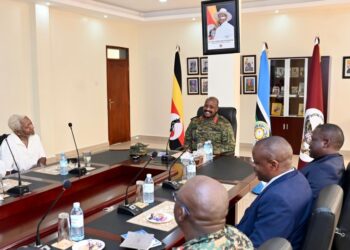 Pictorial: Soukous Star Awilo Longomba Meets Gen Kainerugaba Ahead of Afro-exclusive Concert