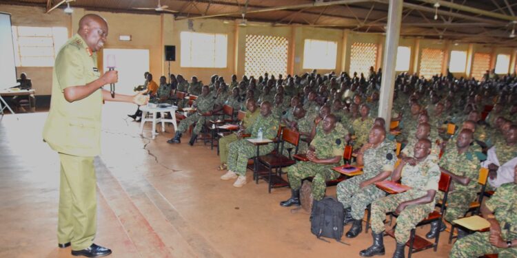 Brig Gen Bagonza Praises Retiring UPDF Officers for Selfless Service to the Nation