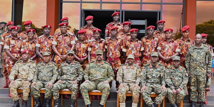 CDF Gen Muhoozi Hosts Independence Parade Commanders to Luncheon
