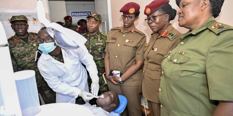 UPDF MPs Hand over Dental Equipment to SFC’s Dr. Ronald Bata Memorial Hospital