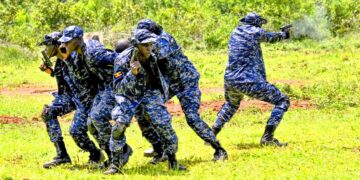 SFC Chief of Staff Brig Gen Namawa Passes out 57 Police Presidential Guard Officers