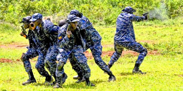 SFC Chief of Staff Brig Gen Namawa Passes out 57 Police Presidential Guard Officers