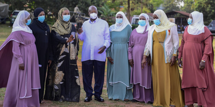 Museveni Gives Shs2bn to Muslim Women SACCOs, Vows to Save Ugandans from Money Lenders