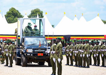 Museveni Passes Out 203 Officer Cadets at Kabamba, Cautions Them Against Corruption