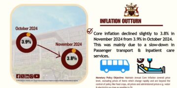 Annual Headline Inflation Remains at 2.9% as Core Inflation Drops to 3.8%