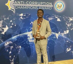 Dr Jimmy Spire Ssentongo Receives 2024 Anti-Corruption Champions Award