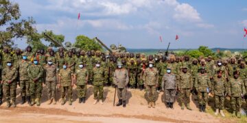 Museveni Tips UPDF Commanders & Armour Crew Officers on Mechanised Warfare