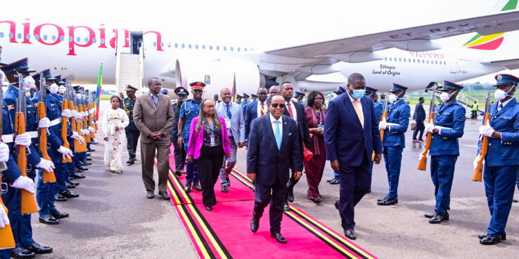 Ethiopian President Selassie Arrives in Uganda for AU Summit on Agriculture