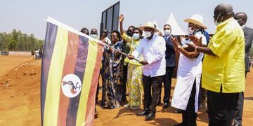 Museveni Breaks Ground for Akii-Bua Stadium in Lira City