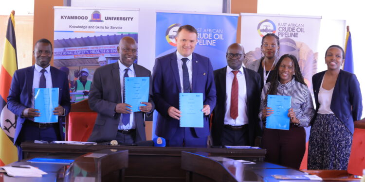EACOP, Kyambogo University Sign MoU to Realise National Content Initiatives