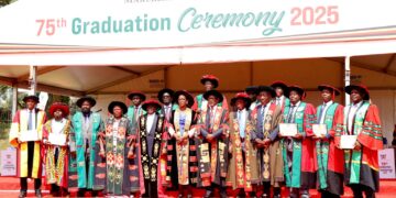Makerere Chancellor Dr Crispus Kiyonga Confers PhDs upon 49 Candidates