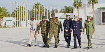 Gen Kainerugaba Visits Algeria Air, Navy Forces