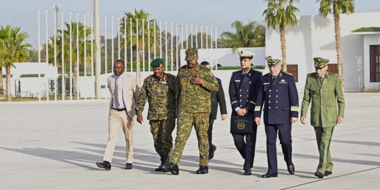 Gen Kainerugaba Visits Algeria Air, Navy Forces