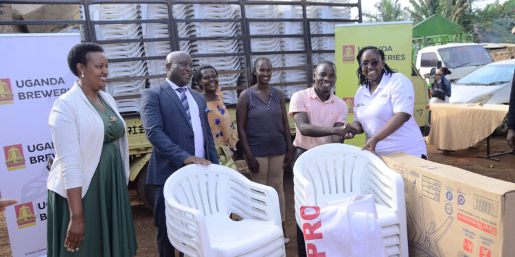 Uganda Breweries Donates Items worth Shs30m to Luzira youth, women