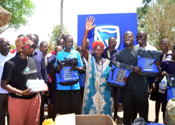 Stanbic Bank Donates 220 Solar-Powered Bags to Okere City School Girls