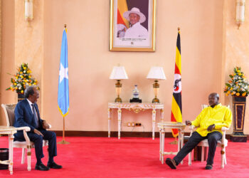 Museveni Hosts Somali President Sheikh Mohamud for Bilateral Talks