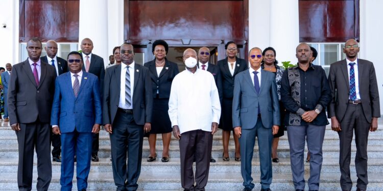 Museveni Swears in New Judges, Defends Military Trial for Civilians Involved in Armed Crimes