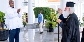 Museveni Hosts Pope Theodore II, Warns Against Sectarianism