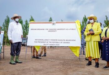 Museveni Breaks Ground for Bunyoro University