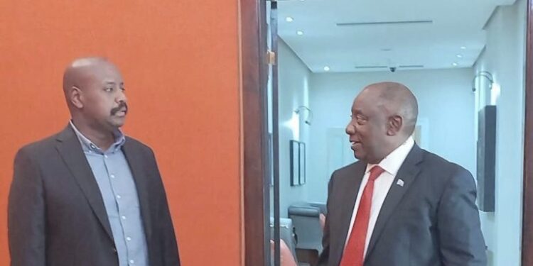 Gen Kainerugaba Delivers Museveni’s ‘Important’ Message To South Africa’s Ramaphosa