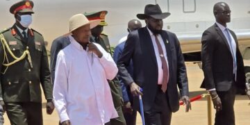 Museveni Arrives in Juba for Bilateral Talks with Salva Kiir