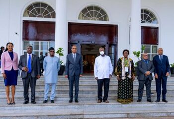 Museveni, AU Commission Chair Youssouf Discuss Regional Peace, Security & Democracy