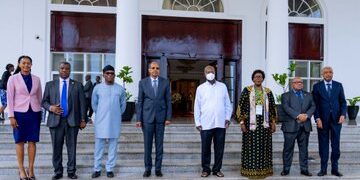 Museveni, AU Commission Chair Youssouf Discuss Regional Peace, Security & Democracy