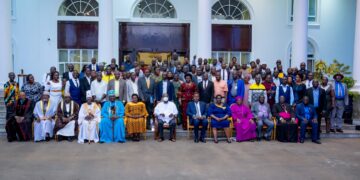 President Museveni meeting leaders from Tororo district