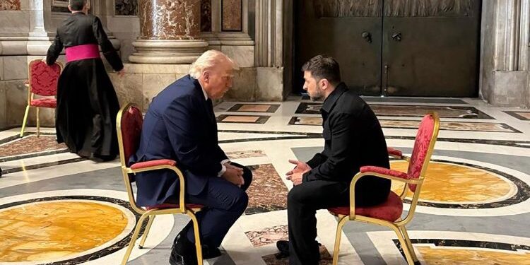 Trump and Zelensky Hold Peace Talks at St. Peter’s Basilica