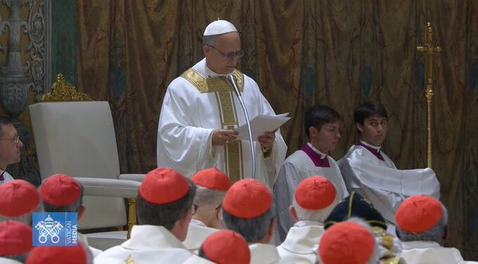 Pope Leo XIV Urges Unity, Peace in First Homily