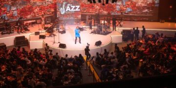 Uganda’s jazz legend, Isaiah Katumwa, as he electrifies the audience with his homecoming performance at Kampala Serena Hotel