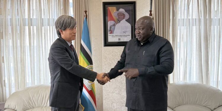 Oryem, JICA Chief Forge Stronger Uganda–Japan Ties, Spotlight Yumbe Projects