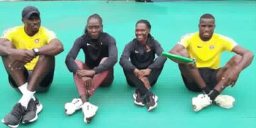 Team Uganda Smashes 4x400m Mixed Relay Record Twice in China