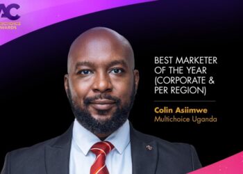 Colin Asiimwe Wins Gold as Best Marketer of the Year at MultiChoice Africa Awards
