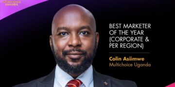 Colin Asiimwe Wins Gold as Best Marketer of the Year at MultiChoice Africa Awards