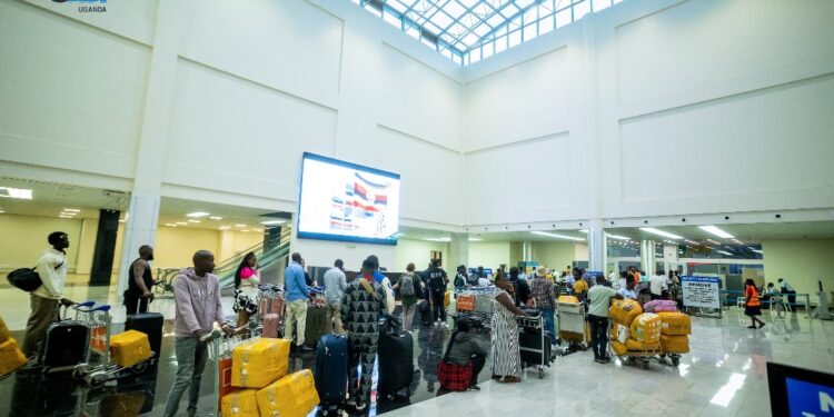 Entebbe Airport Records 213217  Passengers in June