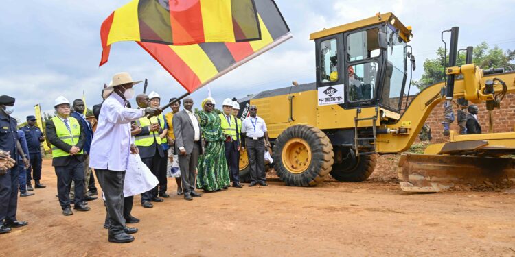 Museveni Flags Off Kayunga–Galiraya Road to Link Central and Northern Uganda