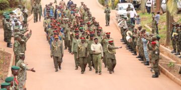 149 Senior UPDF Officers Retire, Urged to Remain ‘Listening Posts’ in Civilian Life