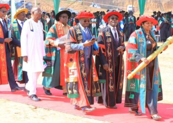 Journalist Adam Kungu Gets Master’s Degree as Thousands Graduate from KIU