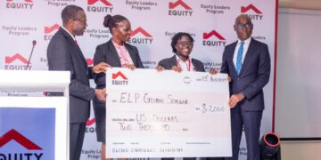 Equity Bank gifts each Equity Leadership Program (ELP) scholar awarded $2000 allowance