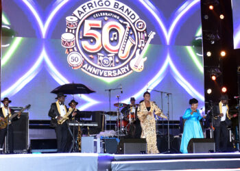 Afrigo Band, Koffi Olomide Thrill at Rain-Soaked 50th Anniversary Concert