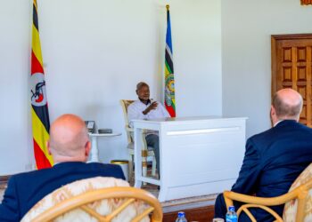 Museveni Hosts U.S. Ambassador William W. Popp