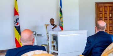 Museveni Hosts U.S. Ambassador William W. Popp