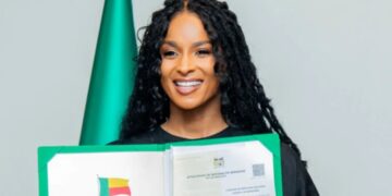 US Singer Ciara Becomes Benin Citizen under New Slavery Descendants Law
