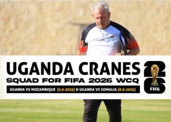 Onyango Back as Cranes Name Squad for 2026 World Cup Qualifiers