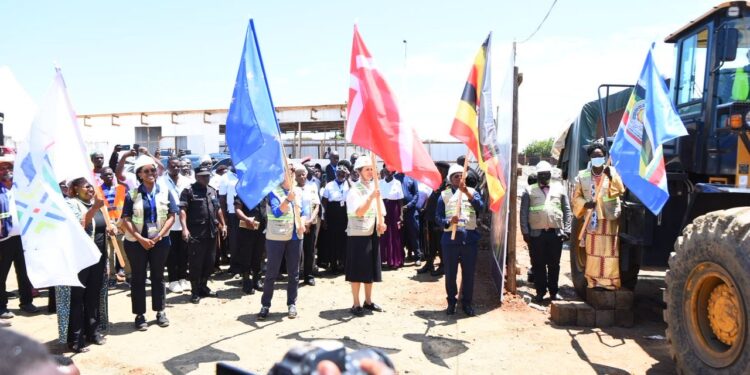 Uganda Breaks Ground for First Climate Resilient and Gender Responsive Cross-Border Market at Elegu