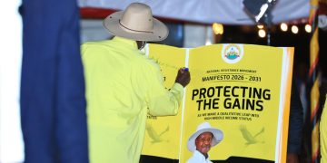 Museveni Unveils NRM Manifesto, Vows to Steer Uganda to Middle–Income Status